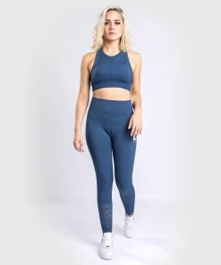 Venum Sparring Seamless 7/8 Leggings - For Women - Navy Blue -Venum Shop LEGGINGS 7 8 SPARRING NAVYBLUE 06