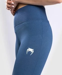 Venum Sparring Seamless 7/8 Leggings - For Women - Navy Blue -Venum Shop LEGGINGS 7 8 SPARRING NAVYBLUE 07