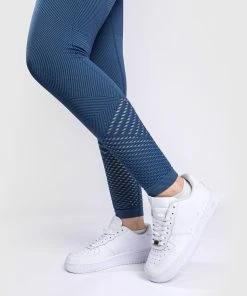 Venum Sparring Seamless 7/8 Leggings - For Women - Navy Blue -Venum Shop LEGGINGS 7 8 SPARRING NAVYBLUE 08