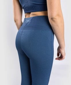Venum Sparring Seamless 7/8 Leggings - For Women - Navy Blue -Venum Shop LEGGINGS 7 8 SPARRING NAVYBLUE 09