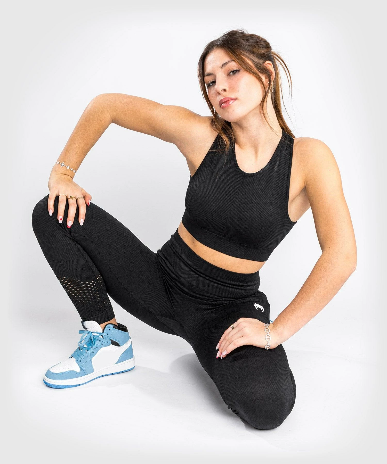 Venum Sparring Seamless Leggings - For Women - Black 7 Venum Sparring Seamless Leggings - For Women - Black - Image 5