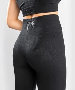 Venum Sparring Seamless Leggings - For Women - Black 10 Venum Sparring Seamless Leggings - For Women - Black -Venum Shop LEGGINGS SPARRING BLACK 11 1