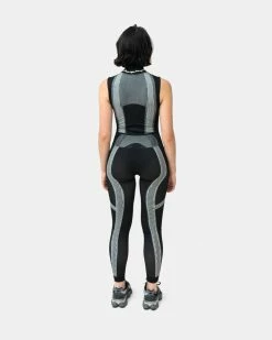 MISBHV Sport Active Quarter-Zip Bodysuit (Black | White) -Venum Shop MISBHV Top Black 04 1