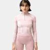 MISBHV Sport Active Quarter-Zip Longsleeve (Dusty Pink) -Venum Shop MISBHV Top Pink 01