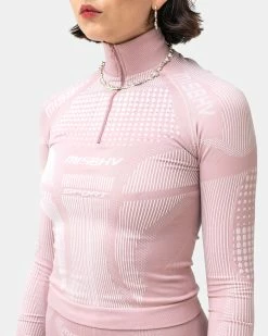 MISBHV Sport Active Quarter-Zip Longsleeve (Dusty Pink) 8 MISBHV Sport Active Quarter-Zip Longsleeve (Dusty Pink) -Venum Shop MISBHV Top Pink 04