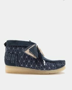 Clarks Wallabee Boot Sashiko (Navy)
