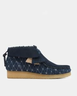 Clarks W Wallabee Boot Sashiko (Navy)
