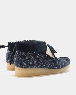 Clarks W Wallabee Boot Sashiko (Navy) -Venum Shop MicrosoftTeams image 234