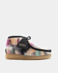 Clarks W Paradise Garden Wallabee Boot (Grey)