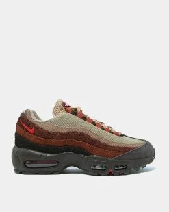 W Nike Air Max 95 (Brown Basalt | University Red)