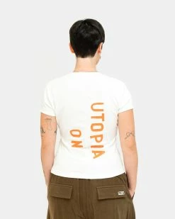 Perks & Mini Sadie Laska No Utopia Sisi Baby Tee (Amber Glow) -Venum Shop PerksMini Tee White 04