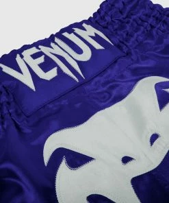 Venum Bangkok Inferno Muay Thai Shorts - Blue/White -Venum Shop SHORTS MUAY THAI BANGKOK INFERNO BLUE ICE HD 02