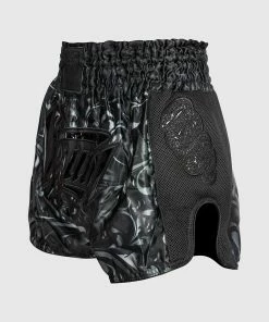 Venum Absolute 2.0 Muay Thai Shorts - Black/Black -Venum Shop SHORT MUAYTHAI ABSOLUTE2.0 BLACK BLACK 02 1