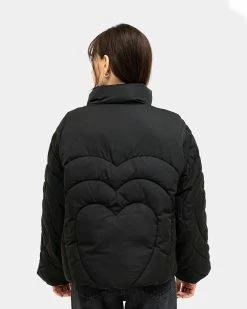 Atmos Pink 2-Way Heart Down Jacket (Black) -Venum Shop SS 00693