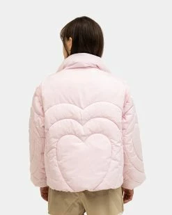 Atmos Pink 2-Way Heart Down Jacket (Pink) -Venum Shop SS 00865