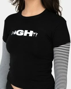 Omighty SK8R Girls Long Sleeve (Black | White) -Venum Shop SS 08242