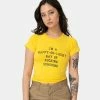 OMIGHTY OG Fucking Sunshine Baby Tee (Yellow)