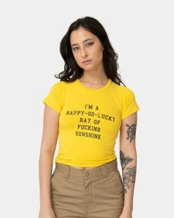 OMIGHTY OG Fucking Sunshine Baby Tee (Yellow)