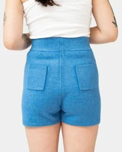 Atmos Pink Set-Up Knit Shorts (Blue) -Venum Shop SS 08502