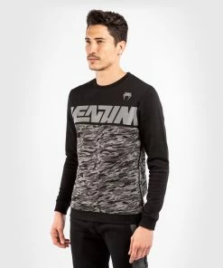 Venum Connect Crewneck Sweatshirt - Black/Dark Camo -Venum Shop SWEATCAMO4
