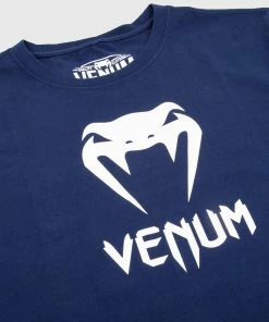Venum Classic T-shirt - Navy Blue -Venum Shop TS CLASSIC NAVYBLUE HD 04