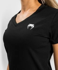 Venum Essential Women's T-Shirt - Black -Venum Shop TS ESSENTIAL BLACK 10 1