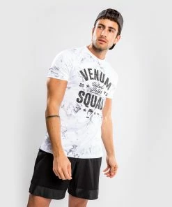 Venum Squad T-Shirt - White/Grey -Venum Shop TS SQUAD WHITE GREY 05