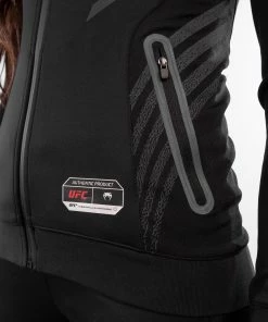UFC Venum Authentic Fight Night Women's Walkout Hoodie - Black -Venum Shop a 252Fc 252F1 252Ff 252Fac1f59cdc6ce9d2986e860978e0b789ea0dbb77c VNMUFC 00013 001 07