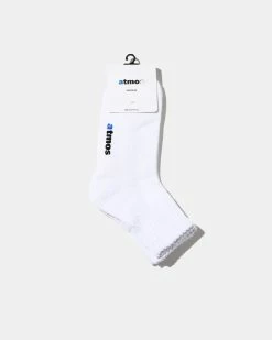 Atmos USA Atmos Quarter 2P Socks (White | White)