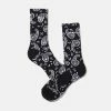 Atmos USA Atmos Paisley Socks (Black | White) -Venum Shop atmos ATM PA S012 black