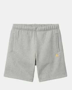 Carhartt WIP Chase Sweat Short (Heather Grey)