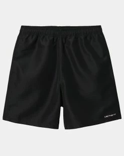 Carhartt WIP Island Swim Trunks (Black)