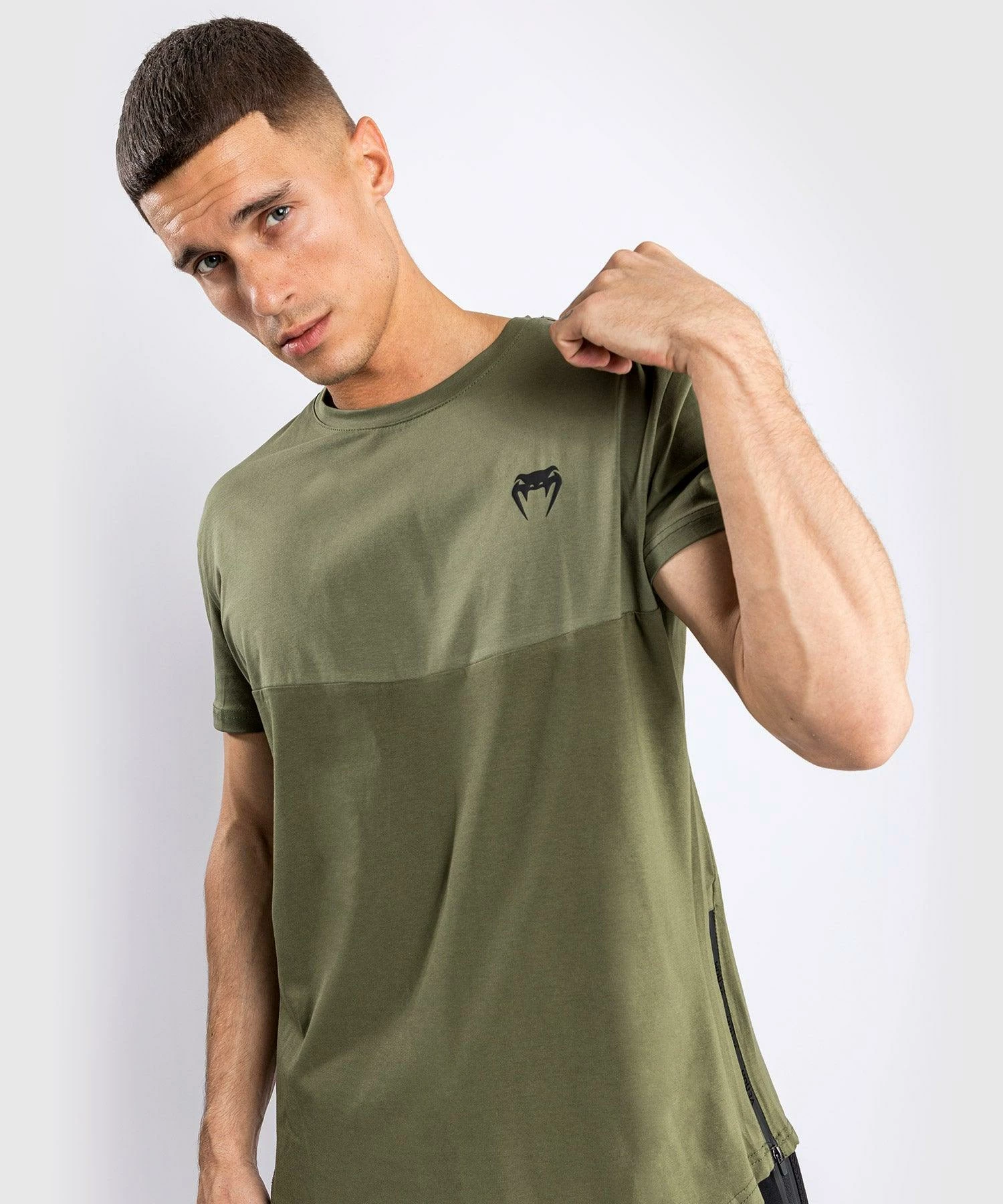 Venum Laser T-shirt - Khaki 4 Venum Laser T-shirt - Khaki - Image 2