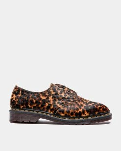 Dr. Martens Smiths Dress Shoes (Black Micro Leopard)