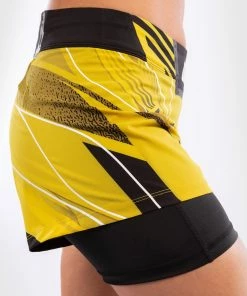 UFC Venum Authentic Fight Night Women's Shorts - Short Fit - Yellow -Venum Shop f 252F0 252Fd 252Ff 252Ff0dfd44dea17c039a8a2323fe8af9cf3ecf5a67a VNMUFC 00020 006 07