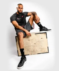 UFC Venum Performance Institute Dry Tech T-Shirt - Black/Red -Venum Shop imgpsh fullsize anim 10