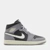 W Air Jordan 1 Mid (Cement Grey | Sail | Anthracite) -Venum Shop jordan BQ6472 022 01