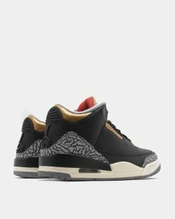 W Air Jordan 3 Retro (Black | Metallic Gold) -Venum Shop jordan CK9246 067 03