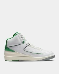 Air Jordan 2 Retro (White | Lucky Green)