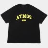 Atmos USA Atmos College Logo T Shirt (Black) -Venum Shop mat ts 0006 blk 1