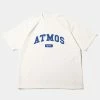 Atmos USA Atmos College Logo T Shirt (White) 1 Atmos USA Atmos College Logo T Shirt (White) -Venum Shop mat ts 0006 wht 11