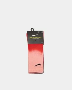 Nike Everyday Plus Cushion Sock (Red | Pink)