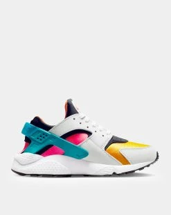 Nike Air Huarache (Pure Platinum | Bright Crimson)