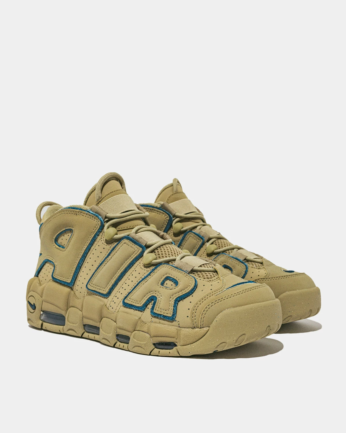 Nike Air More Uptemop '96 (Limestone | Valerian Blue) 4 Nike Air More Uptemop '96 (Limestone | Valerian Blue) - Image 2