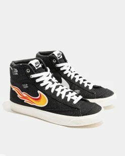 Nike Blazer Mid '77 (Vintage Black | Multi | University Red) -Venum Shop nike dq7635 001 02