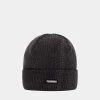 Pleasures Impact Logo Beanie (Black) -Venum Shop pleasures P22F063 BLACK 01