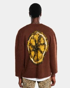 Pleasures Juicy Cardigan (Brown) -Venum Shop pt bd01022c 7034 47d4 b586 f668f8a0cf6b