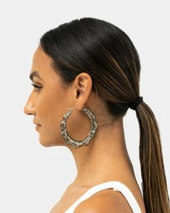 Seville Michelle Midnight Round Bamboo Metallic Silver Black -Venum Shop sevillemichelle mrb m 02 2