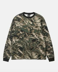 Stüssy Basic Stock Long Sleeve Thermal (Camo)