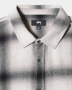 Stüssy Hellshire Plaid Shirt (Grey) -Venum Shop stussy 1110261 GRY 03